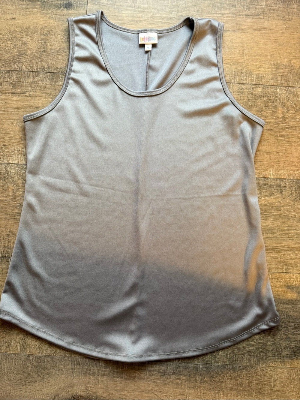 LuLaRoe Gray Scoop Neck Performance Tank